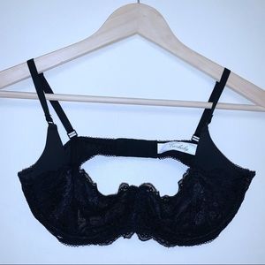 NWOT Boutique Brand Black Lace Bra